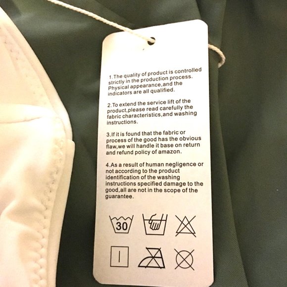 I2CRAZY Bandeau Two Piece Swimsuits with High Cut Bottom NEW WITH TAGS! - Picture 12 of 13